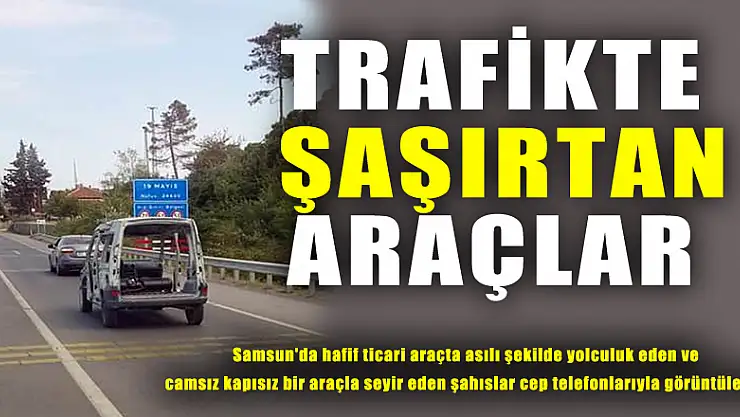 Trafikte şaşırtan araçlar 