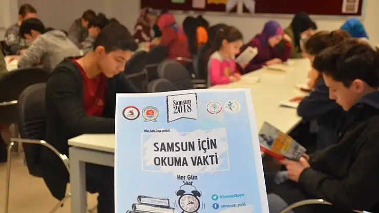Her akşam 20.00'de 'Samsun İçin Okuma Vakti' 