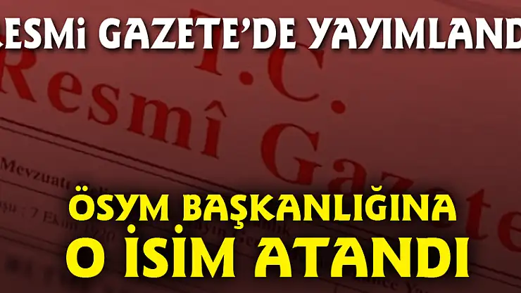 ÖSYM Başkanlığına Prof. Dr. Halis Aygün atandı | Halis Aygün kimdir?