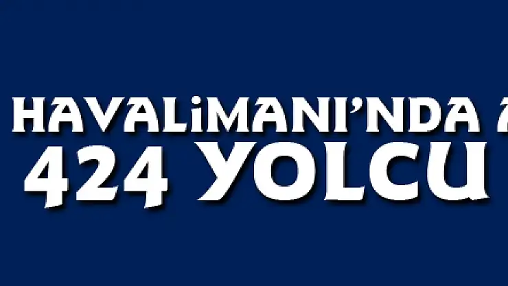 Çarşamba Havalimanı'nda Ağustos'ta 132 bin 424 yolcu taşındı