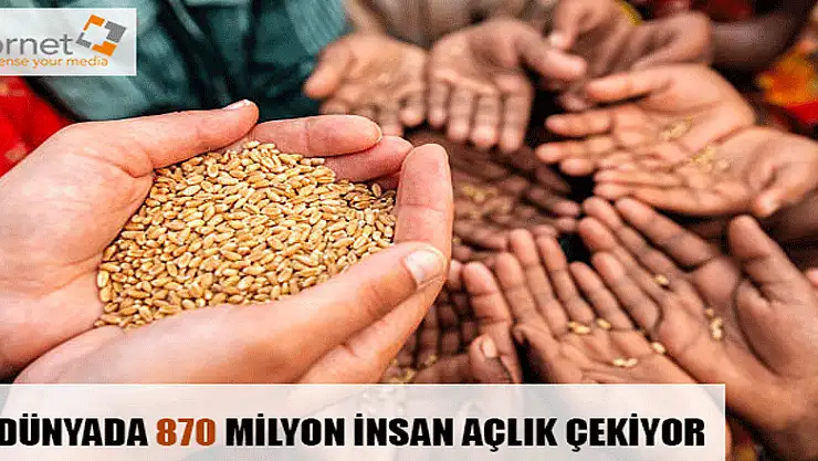 870 MİLYON İNSAN AÇLIK ÇEKİYOR