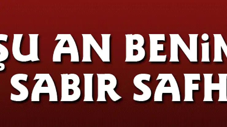 Cumhurbaşkanı Erdoğan'dan sert sözler: Şu an benim şahsen sabır safhamdır