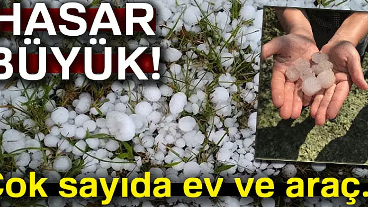 Hasar büyük! Çok sayıda ev ve araç...