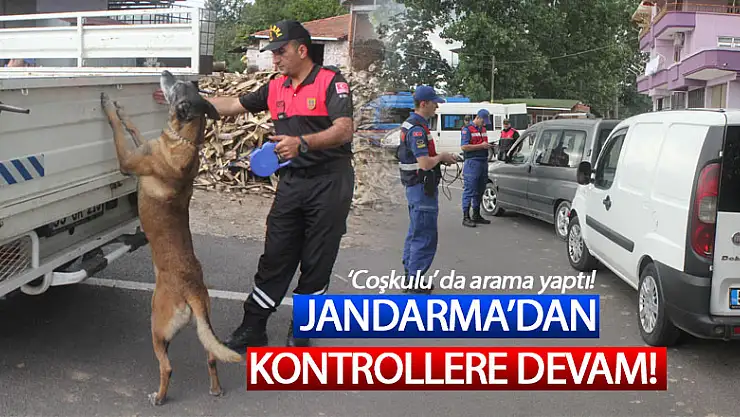 Jandarma'dan kontrollere devam!