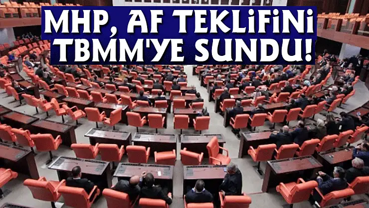 MHP, af teklifini TBMM'ye sundu!