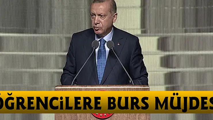 Cumhurbaşkanı Erdoğan'dan öğrencilere burs müjdesi