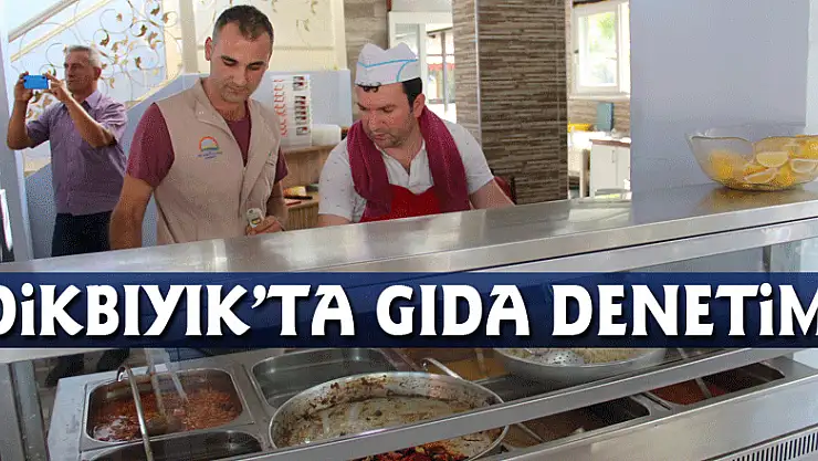 Dikbıyık'ta gıda denetimi