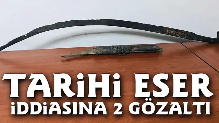 Tarihi Eser iddiasına 2 gözaltı