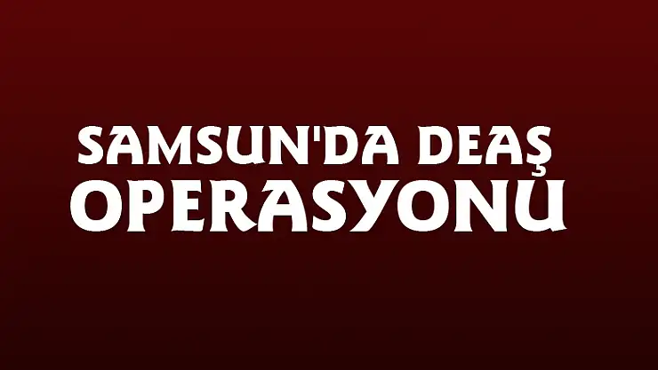 Samsun'da DEAŞ operasyonu: 5 gözaltı