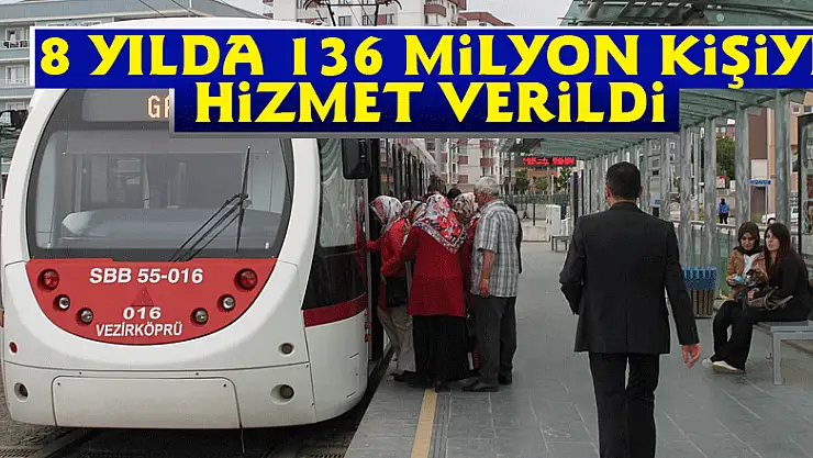8 yılda 136 milyon kişiye hizmet verildi