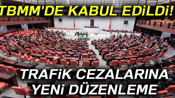 TBMM'de Trafik Kanunu'na ilişkin düzenleme kabul edildi