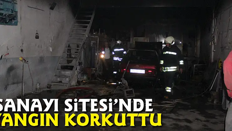 Sanayi Sitesi'nde yangın korkuttu