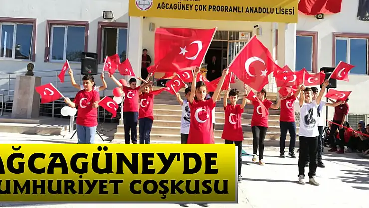 AĞCAGÜNEY'DE CUMHURİYET COŞKUSU