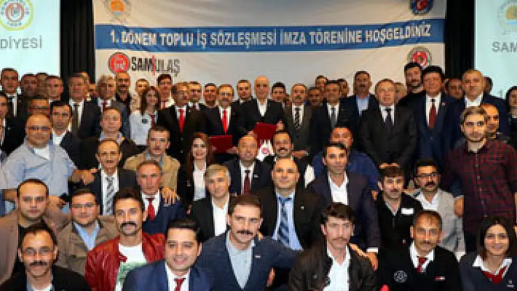 SAMULAŞ'ta toplu sözleşme sevinci