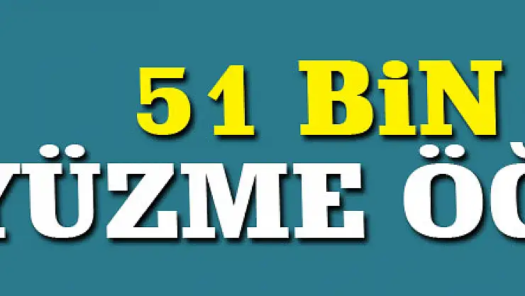 51 bin çocuk yüzme öğrendi