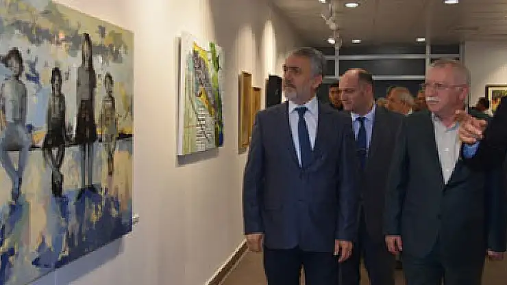 'Öğretim Elemanları Karma Sergisi' iki üniversitenin iş birliğiyle açıldı