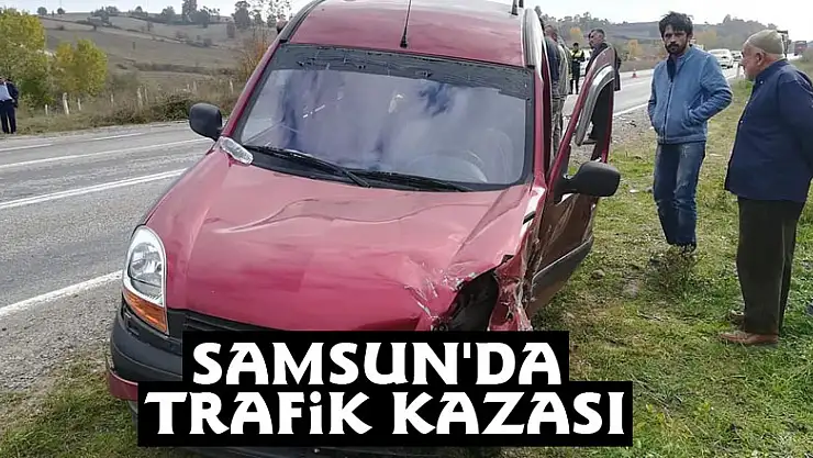 Samsun'da trafik kazası: 6 yaralı