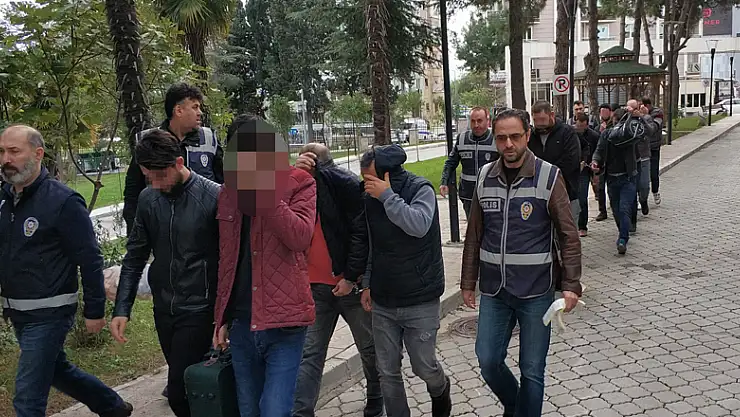 Kablo hırsızlığından 13 şüpheli adliyede