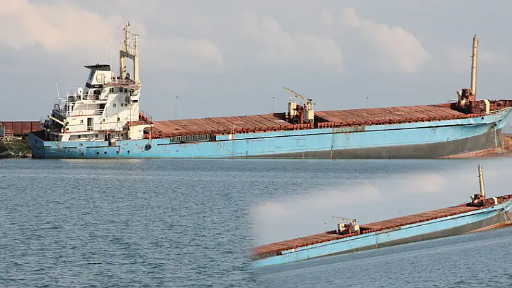 Limanda bekletilen gemi Aliağa'ya gönderilecek