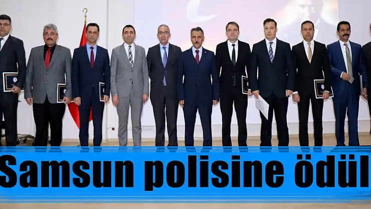 Samsun polisine ödül