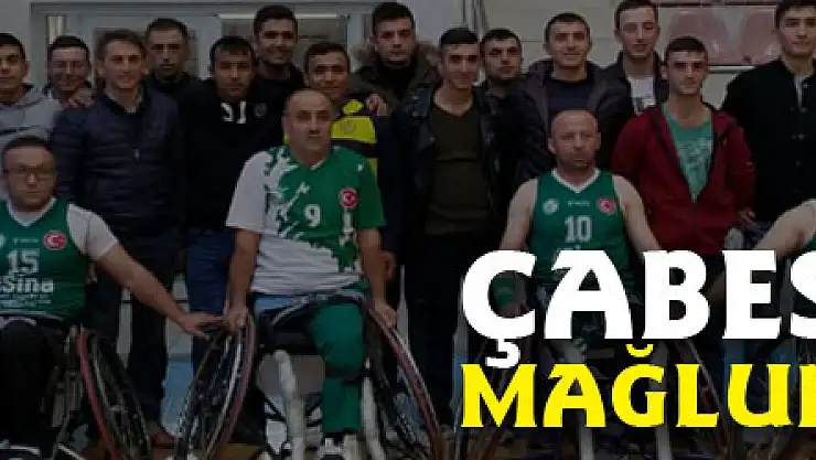 ÇABES Sezonu mağlubiyetle açtı: 62-56