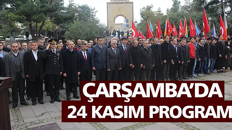 Çarşamba'da 24 Kasım programı
