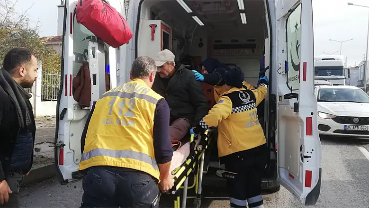 Bafra'da kaza: 1 yaralı 