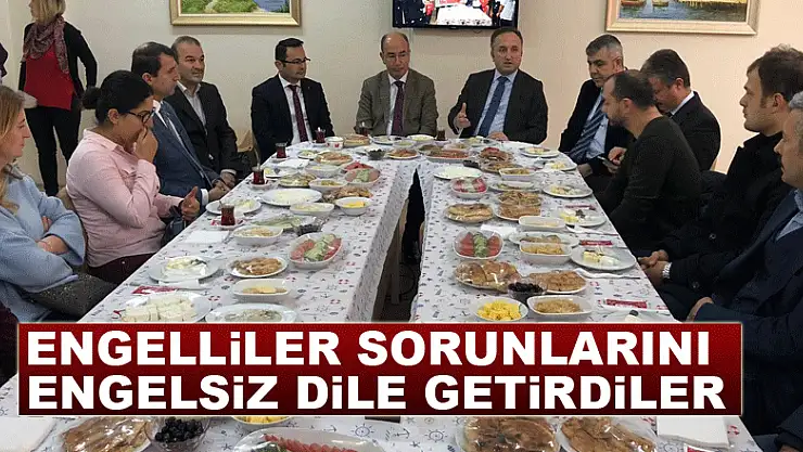 Engelliler sorunlarını engelsiz dile getirdiler  