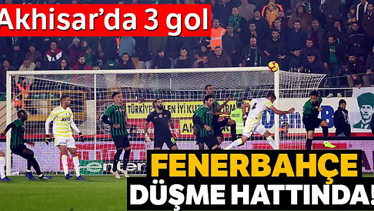 Tarihi tablo! Fenerbahçe dibi gördü