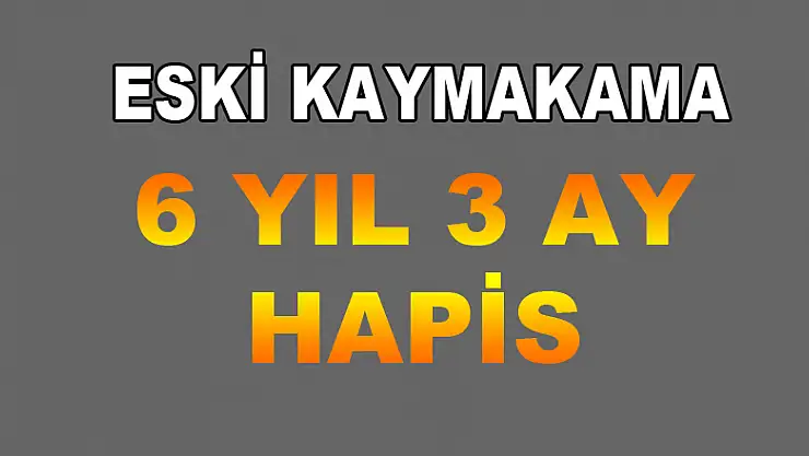 FETÖ'den yargılanan eski kaymakama 6 yıl 3 ay hapis 