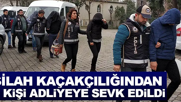 Samsun'da silah kaçakçılığından 6 kişi adliyeye sevk edildi