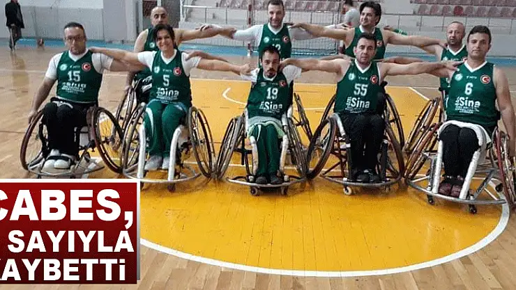 ÇABES, 4 sayıyla kaybetti