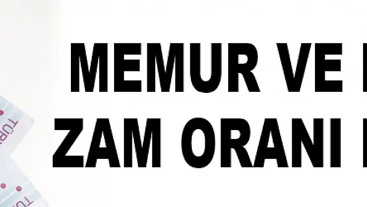 Memur ve emeklinin zam oranı belli oldu