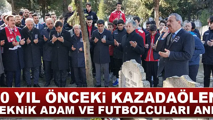 Samsunspor, 30 yıl önceki kazada ölen teknik adam ve futbolcuları andı