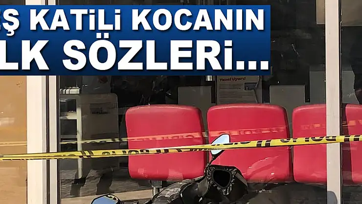 Eş katili kocanın ilk sözleri...