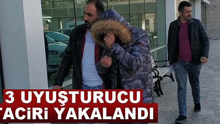 Samsun'da 3 uyuşturucu taciri yakalandı