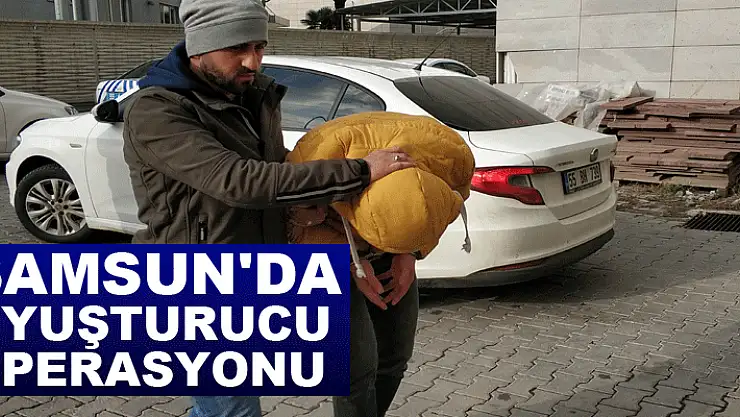 Samsun'da uyuşturucu operasyonu: 4 gözaltı
