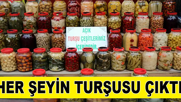 Her şeyin turşusu çıktı 