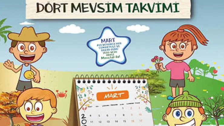 Minikler için 'Dört Mevsim Takvimi Yapımı Atölyesi'