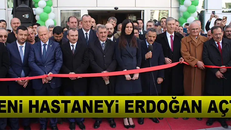 CUMHURBAŞKANI ERDOĞAN, ÇARŞAMBA DEVLET HASTANESİ'Nİ AÇTI