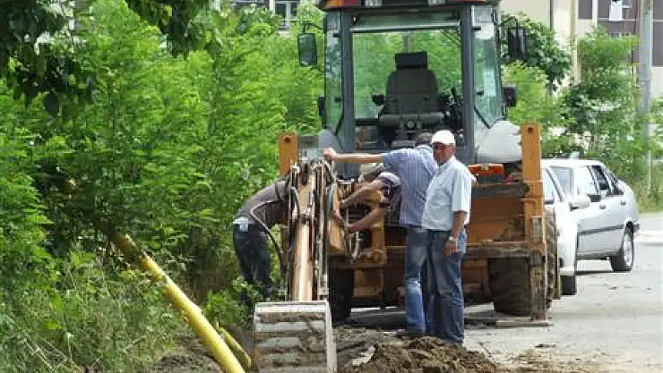 Çarşamba'da Doğalgaz Çalışmaları Başladı