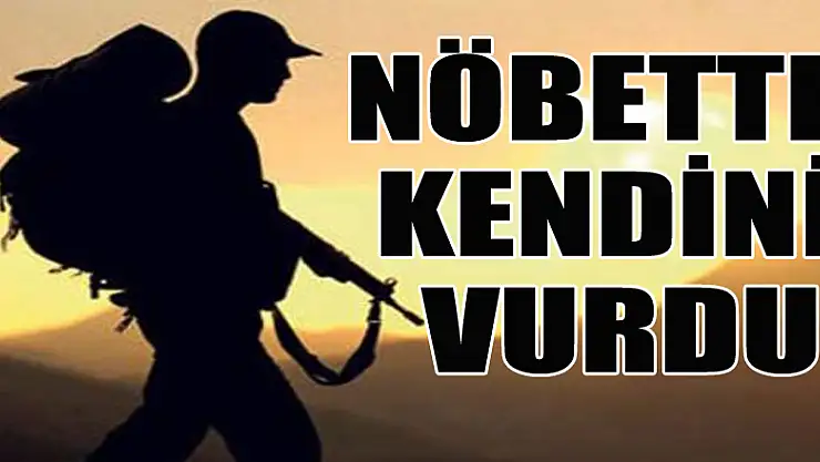 Kendini vuran asker ağır yaralandı 