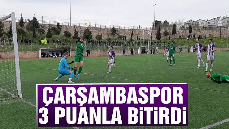 ÇARŞAMBASPOR 3 PUANLA BİTİRDİ