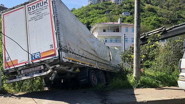  Kaza ucuz atlatıldı 