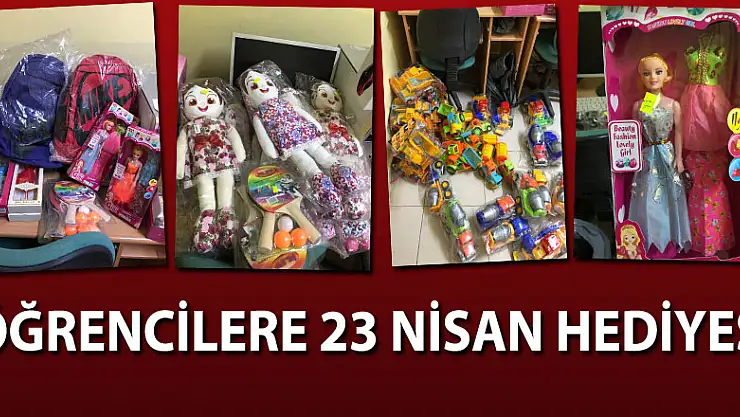 Öğrencilere 23 Nisan hediyesi