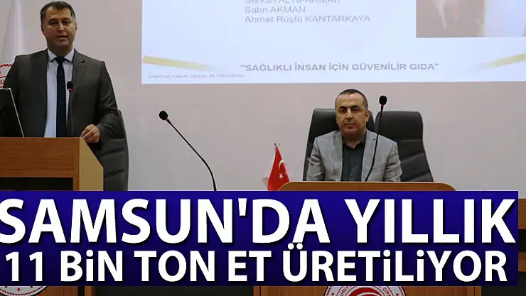 Samsun'da yıllık 11 bin ton et üretiliyor