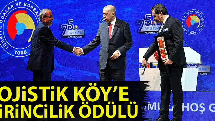 Lojistik Köy'e birincilik ödülü