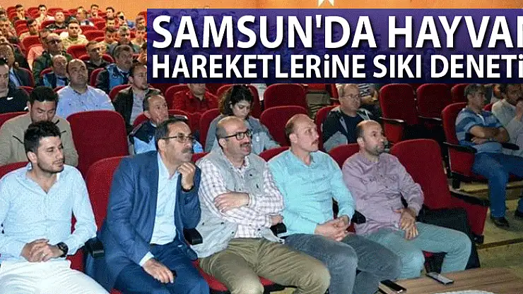 Samsun'da hayvan hareketlerine sıkı denetim