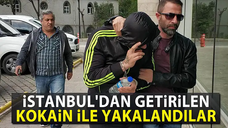 İstanbul'dan getirilen kokain ile yakalandılar