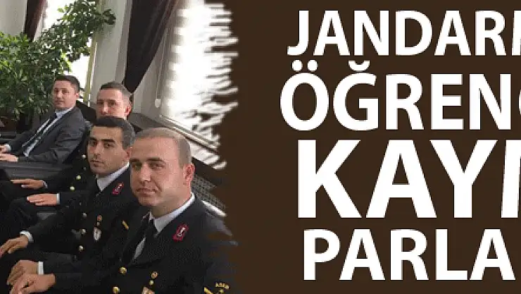 Jandarma akademisi  öğrencilerinden Kaymakam Parlak'a ziyaret
